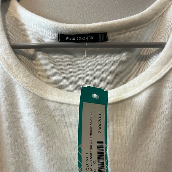 Pink Clover‎ White Knit Top - Picture 3 of 7